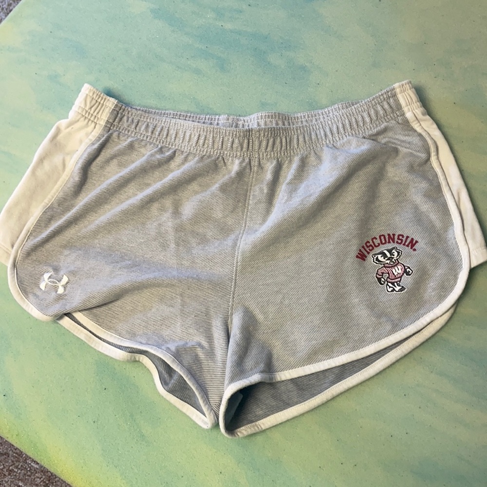 Under armour university of Wisconsin shorts